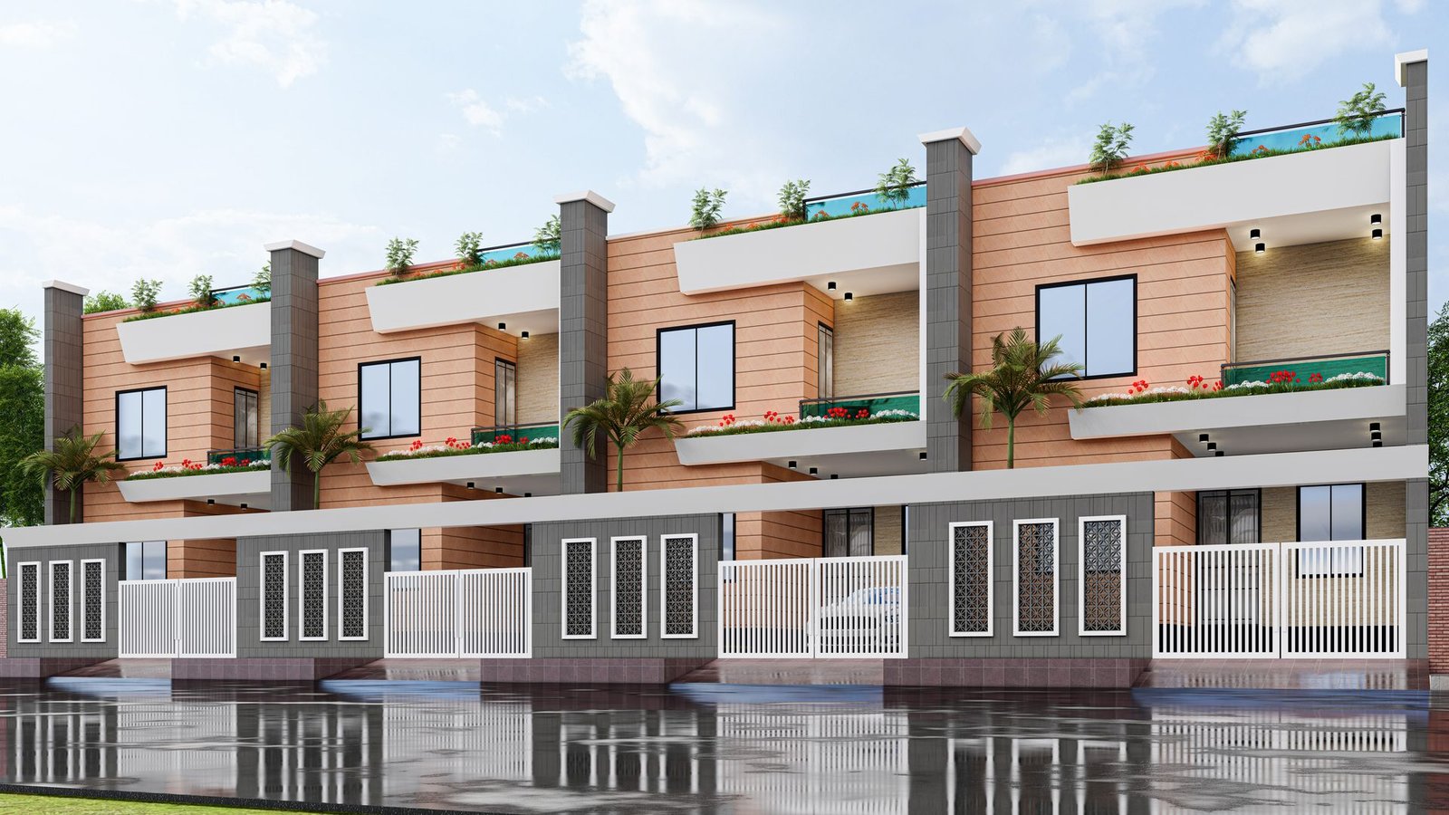 Sai Niwas Nagar – row of 3 BHK villas, Jhalamand, Jodhpur