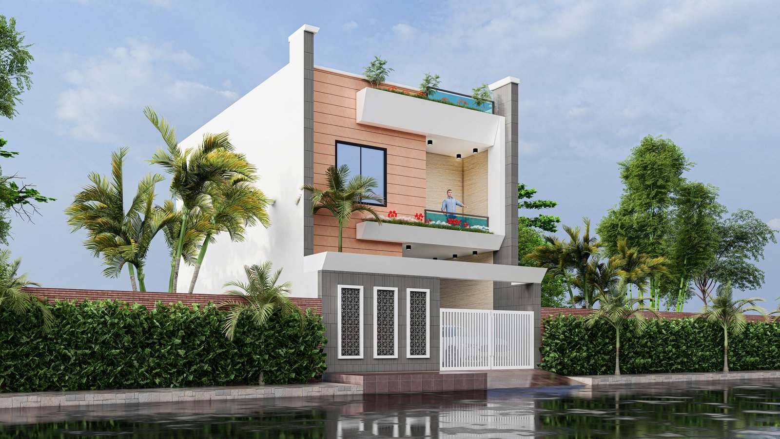 Sai Niwas Nagar – villa elevation